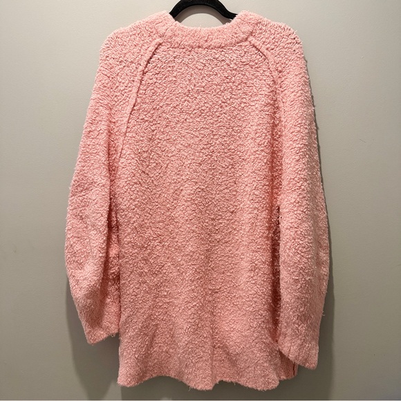 Free People Teddy Sweater Tunic - Pale Rosette. - Picture 4 of 8